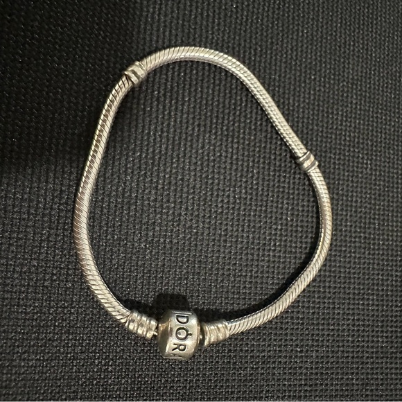 Pandora Sterling Silver Snake Charge Bracelet - Picture 2 of 4